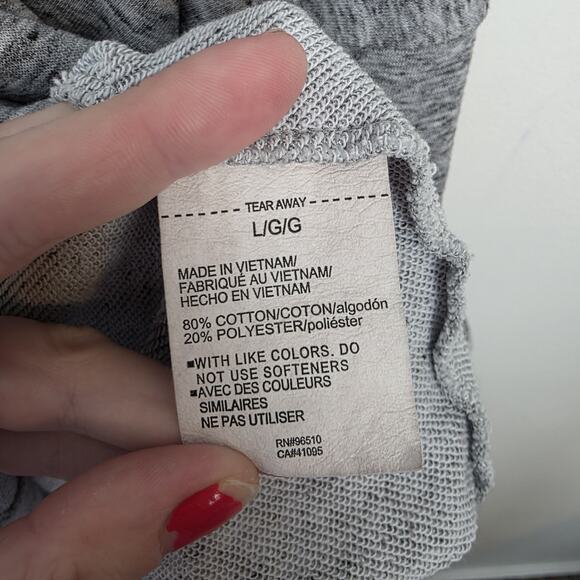 Under Armour Gray Oversized Comfy Athleisure UA Rival Terry Hoodie Size Large - Picture 5 of 8